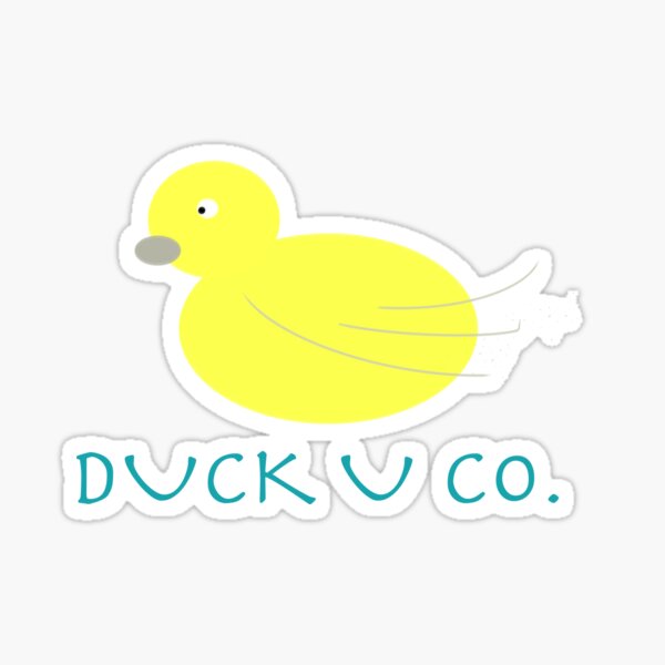 Duck Company Stickers Redbubble - duck decal roblox