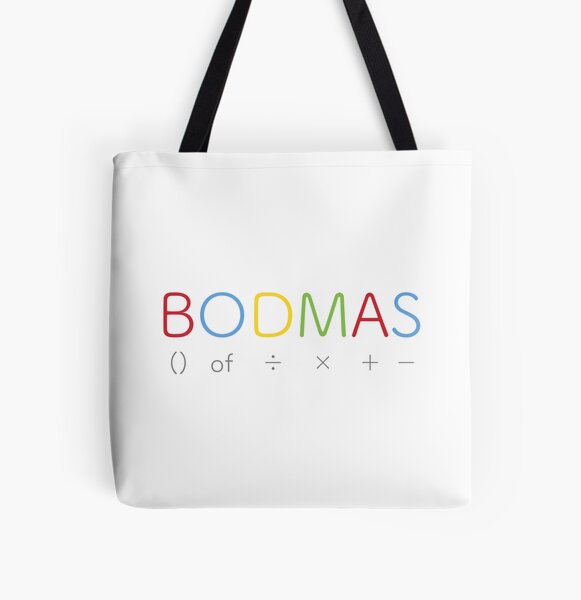 BODMAS - Math Rules All Over Print Tote Bag