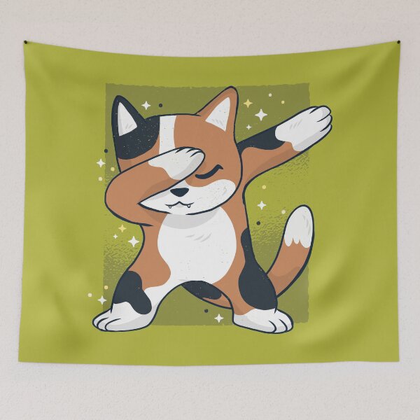 Item preview, Cute Dabbing Cat designed and sold by cutenfunny.