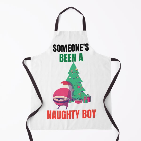 Item preview, Someone's Been A Naughty Boy Xmas Greeting designed and sold by RandomStuffShop.