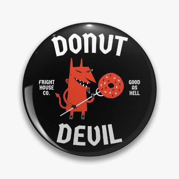 Item preview, Donut Devil (Darker Apparel) designed and sold by frighthouseco.