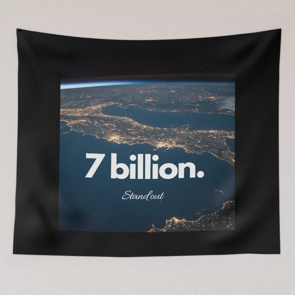 Item preview, 7 billion people, stand out. designed and sold by The Athletic  Mindset.