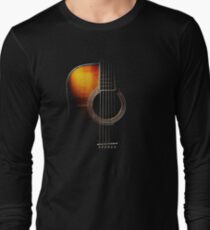 Colour Acoustic Guitar Hi-Lite Long Sleeve T-Shirt
