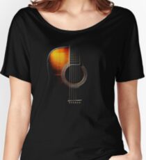 Colour Acoustic Guitar Hi-Lite Women's Relaxed Fit T-Shirt