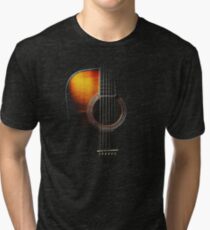 Colour Acoustic Guitar Hi-Lite Tri-blend T-Shirt