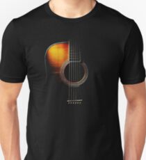 Colour Acoustic Guitar Hi-Lite Unisex T-Shirt