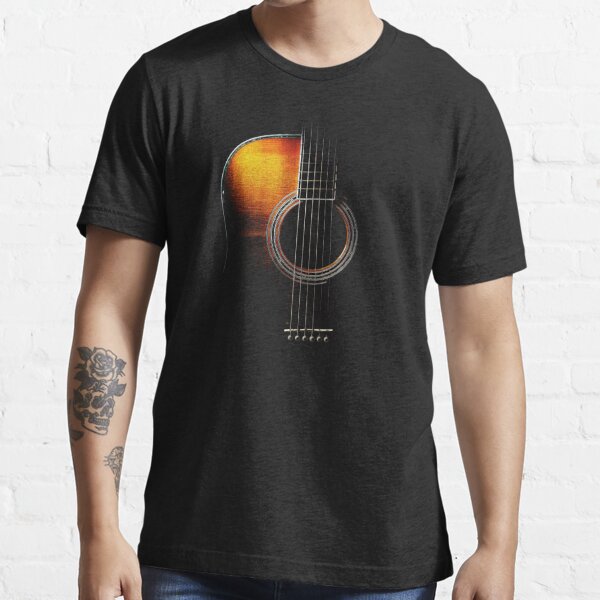 Colour Acoustic Guitar Hi-Lite Essential T-Shirt