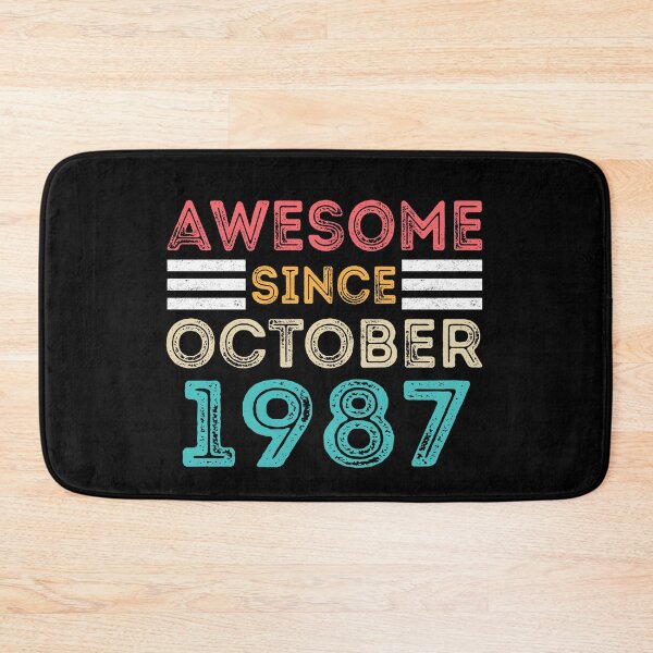 Item preview, Retro Vintage 33rd Birthday - Awesome Since October 1987 designed and sold by meedTee.