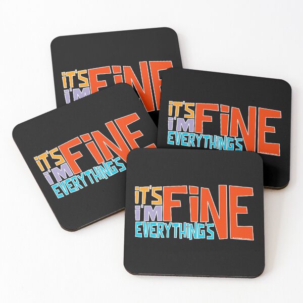 Item preview, Its Fine Im Fine Everythings Fine-Red designed and sold by BLACKSUN-SHOP.