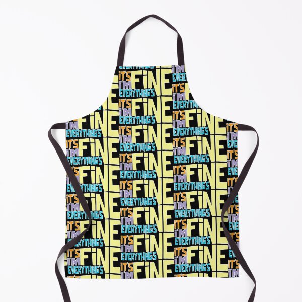 Item preview, Its Fine Im Fine Everythings Fine-Yellow designed and sold by BLACKSUN-SHOP.