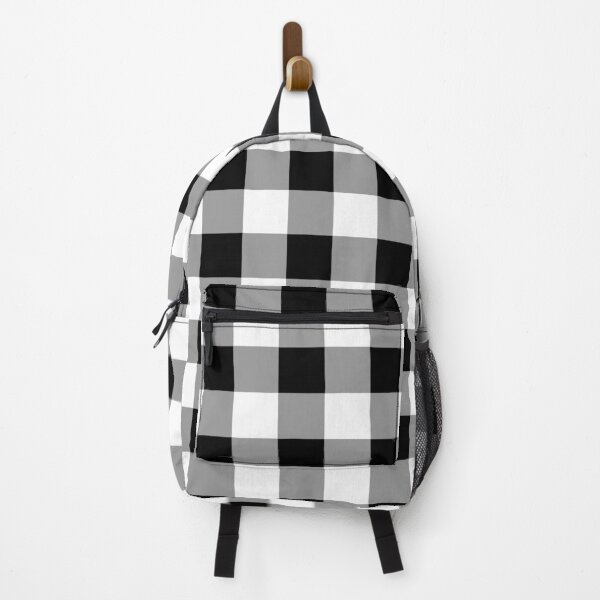 Item preview, Black Buffalo Plaid Pattern Stripes designed and sold by ValeriesGallery.