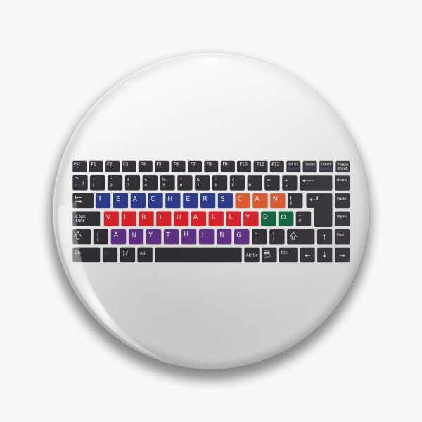 Item preview, Teachers Can Virtually Do Anything Keyboard designed and sold by GravitiTees.