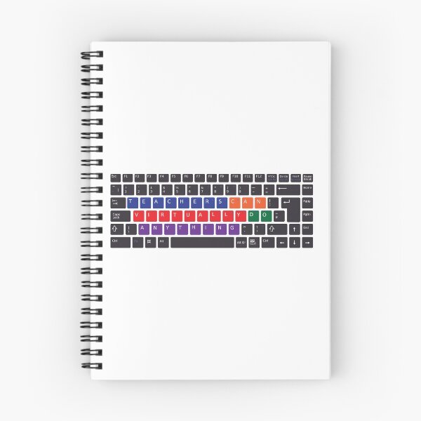 Item preview, Teachers Can Virtually Do Anything Keyboard designed and sold by GravitiTees.