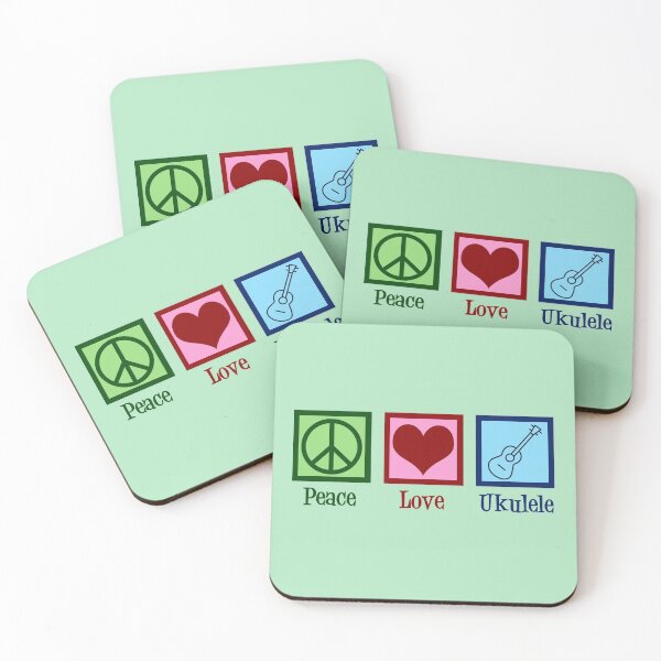 Item preview, Peace Love Ukulele designed and sold by Epic Love Designs.