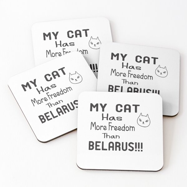 Item preview, My Cat Has More Freedom Than Belarus Funny T-Shirt designed and sold by alikassi.