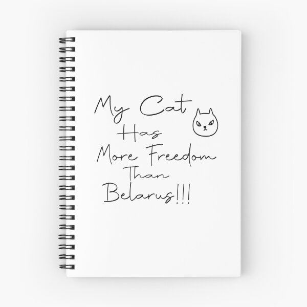 Item preview, My Cat Has More Freedom Than Belarus Funny T-Shirt designed and sold by alikassi.