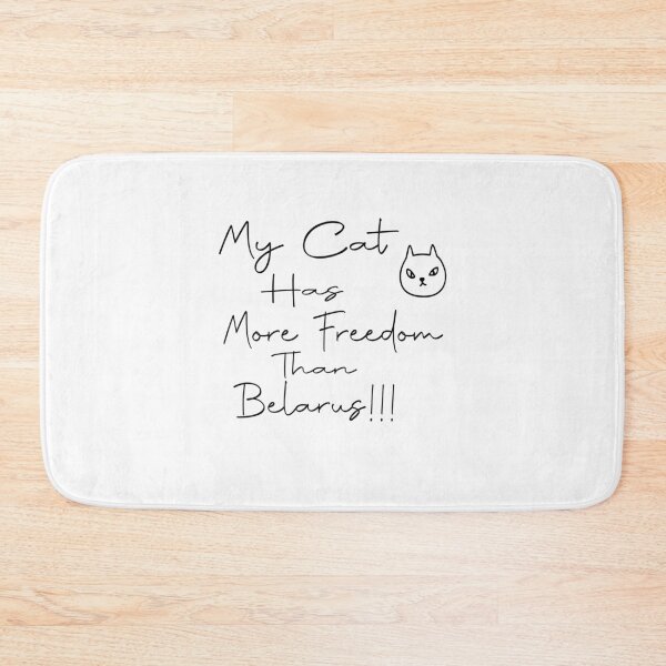 Item preview, My Cat Has More Freedom Than Belarus Funny T-Shirt designed and sold by alikassi.