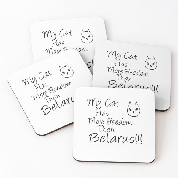 Item preview, My Cat Has More Freedom Than Belarus Funny T-Shirt designed and sold by alikassi.