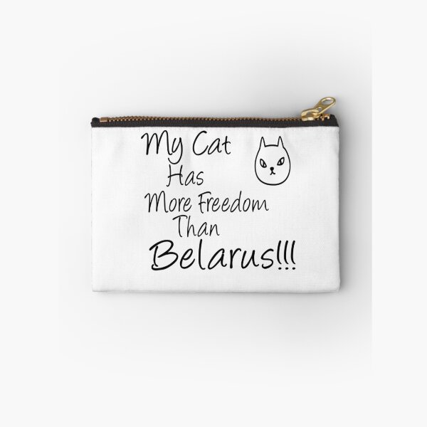 Item preview, My Cat Has More Freedom Than Belarus Funny T-Shirt designed and sold by alikassi.