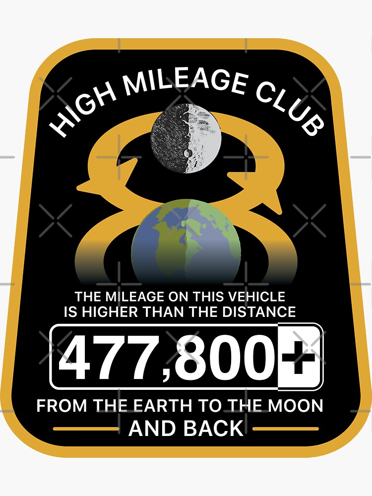 High Mileage Club • Lunar Equivalency Collection • To The Moon And Back! by brainthought
