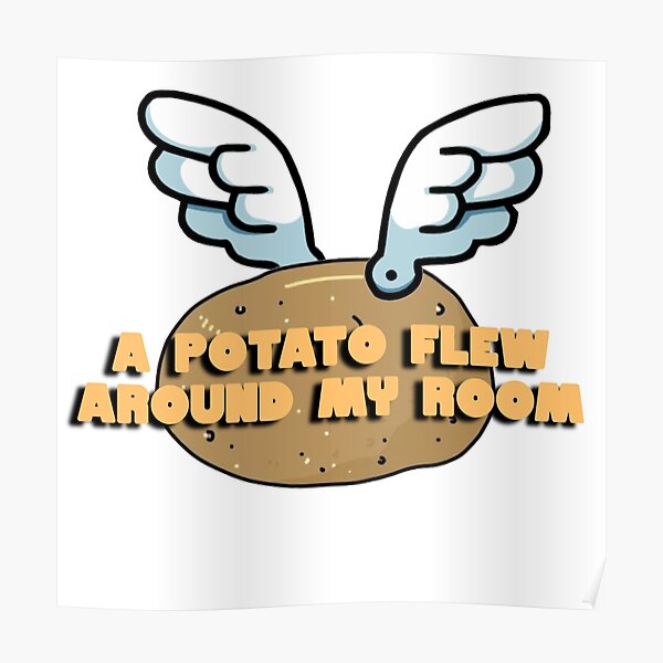 A Potato Flew Around My Room Posters Redbubble