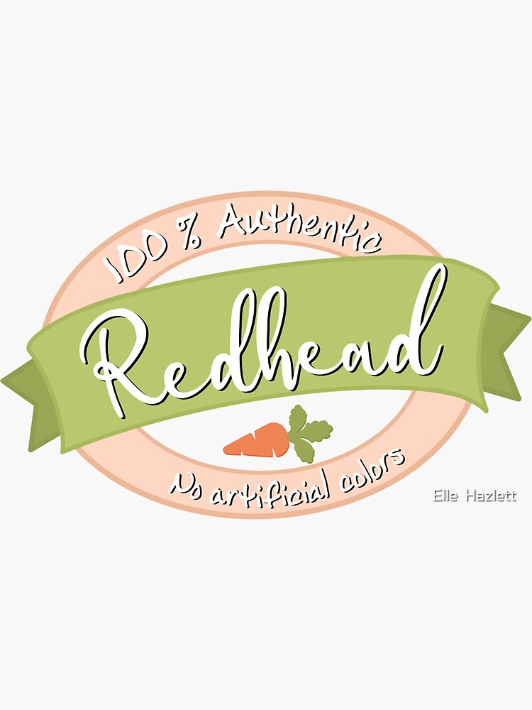 100% Authentic Redhead Art Print for Sale by Elle Hazlett