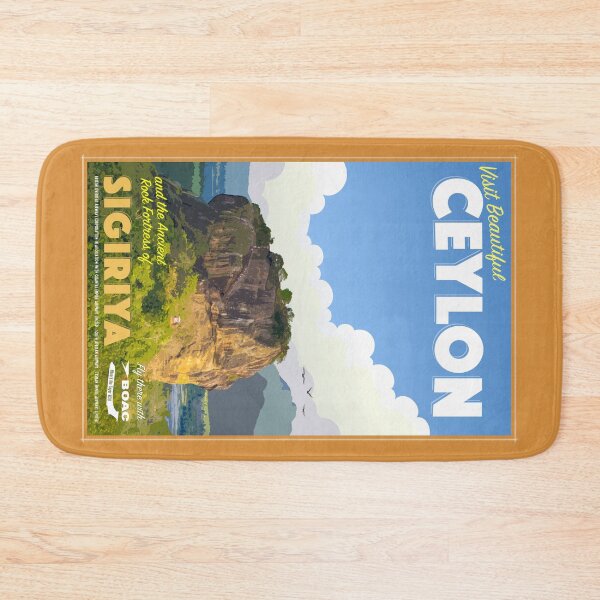 Item preview, Vintage-Style Ceylon (Sri Lanka) Travel Poster designed and sold by travelwitheric.