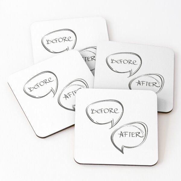 Item preview, Before After Speech Bubbles designed and sold by MisterGooseShop.