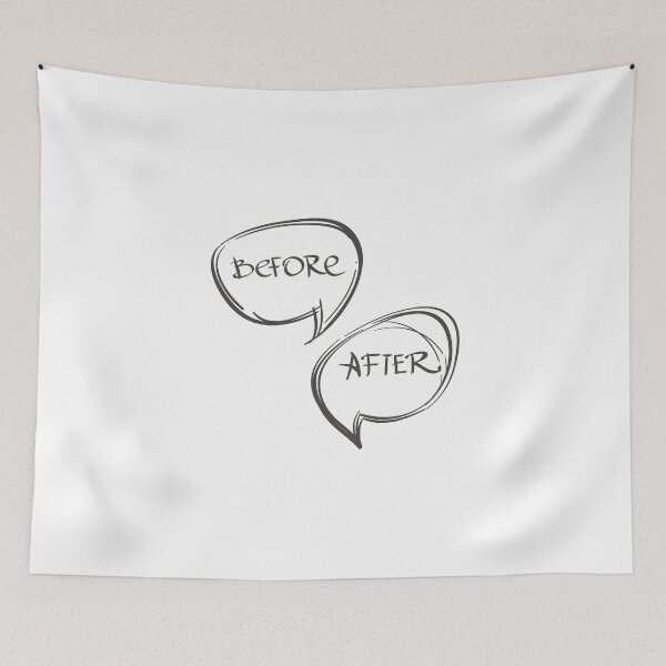Item preview, Before After Speech Bubbles designed and sold by MisterGooseShop.
