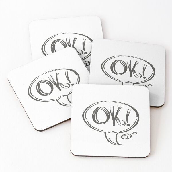 Item preview, OK! Speech Bubble designed and sold by MisterGooseShop.