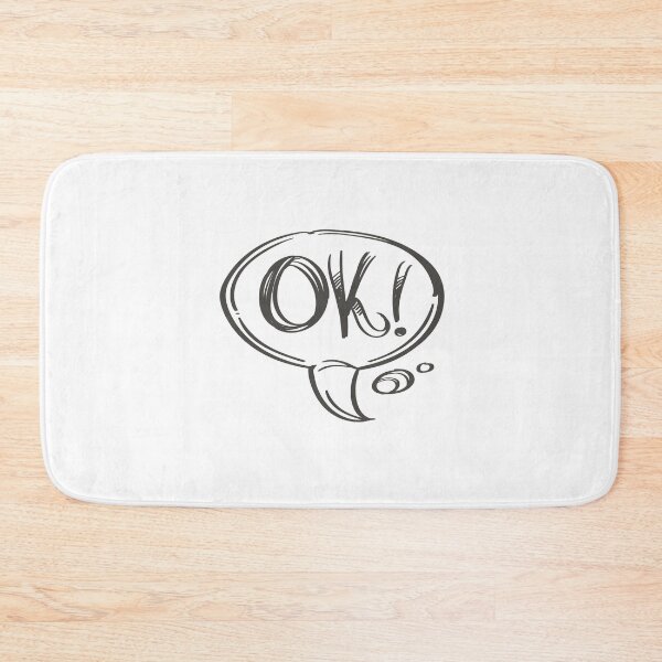 Item preview, OK! Speech Bubble designed and sold by MisterGooseShop.