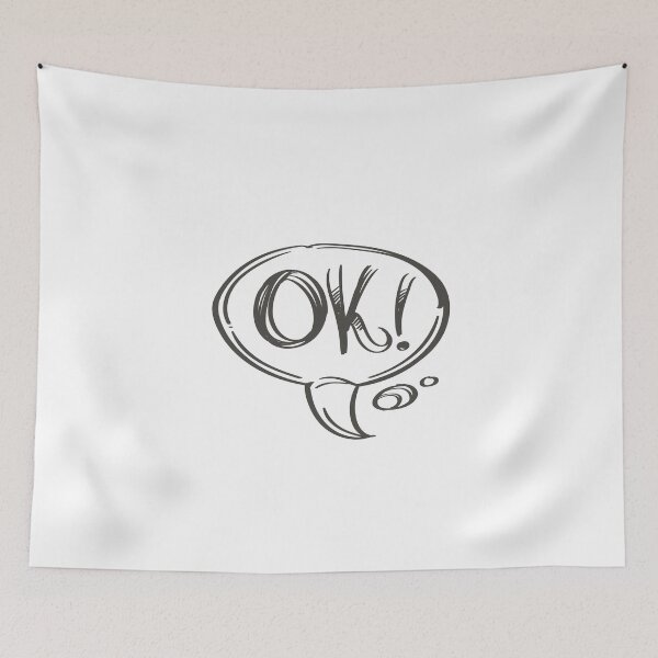 Item preview, OK! Speech Bubble designed and sold by MisterGooseShop.