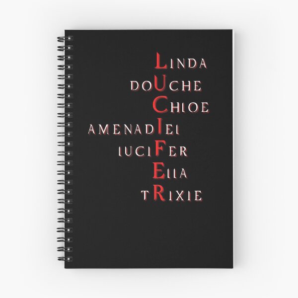 Item preview, Lucifer Crossed Words Design designed and sold by GillyMc.