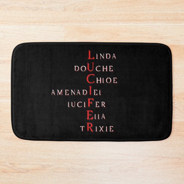 Item preview, Lucifer Crossed Words Design designed and sold by GillyMc.