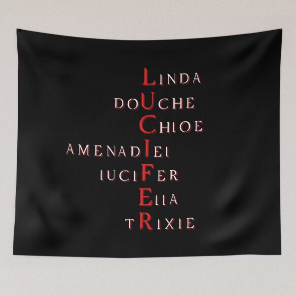 Item preview, Lucifer Crossed Words Design designed and sold by GillyMc.