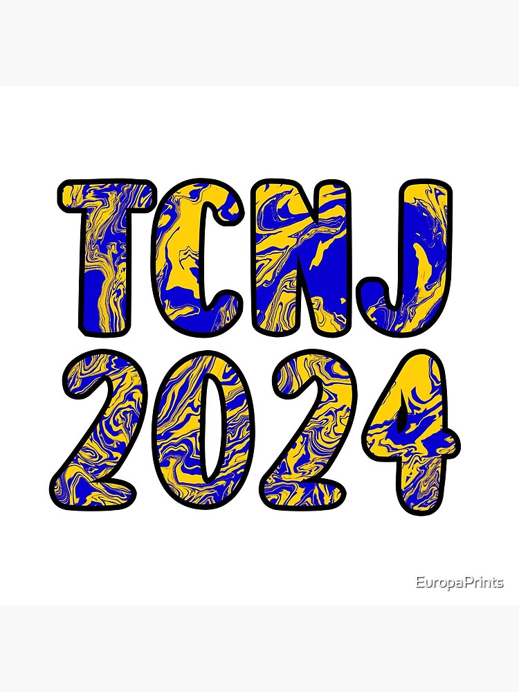 "TCNJ Class of 2024" Poster for Sale by EuropaPrints Redbubble