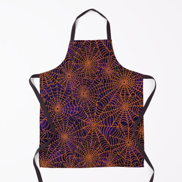 Item preview, Spiderwebs - Halloween Orange & Purple designed and sold by ViLe-CULT.