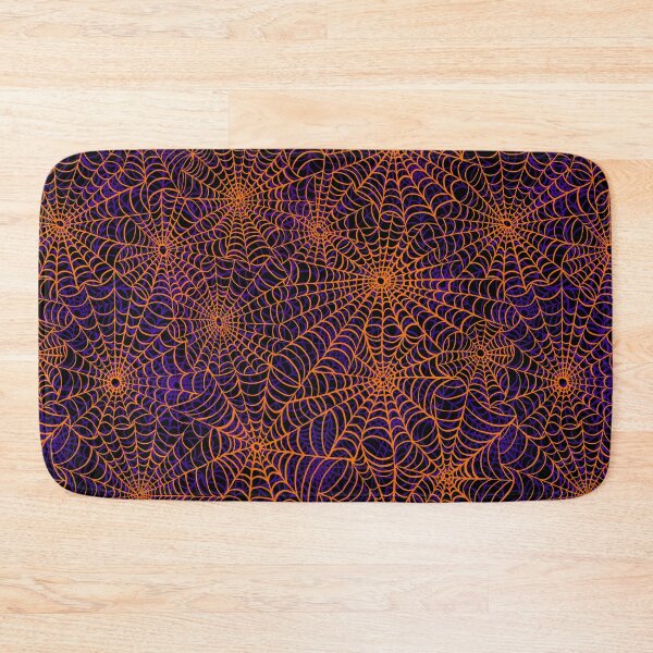 Item preview, Spiderwebs - Halloween Orange & Purple designed and sold by ViLe-CULT.