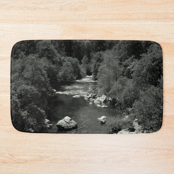 Item preview, Tree lined river black and white designed and sold by Anthony Cook.