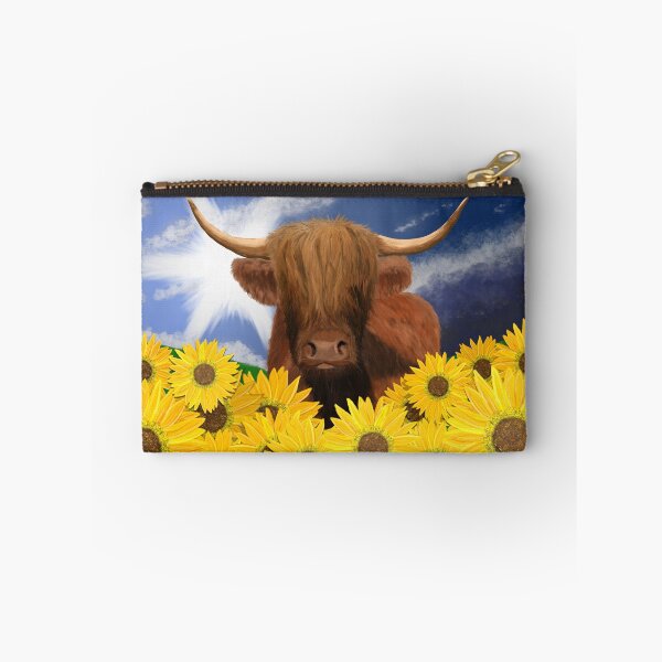 Item preview, Highland Coo and Sunflowers designed and sold by Wayne Young Arts.