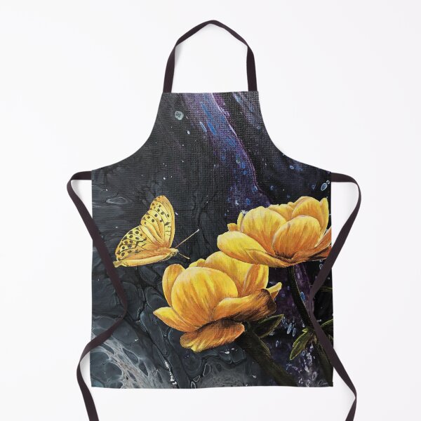 Item preview, Yellow Flowers and Butterfly Painting by Minisa Robinson designed and sold by MinisaRobinson.