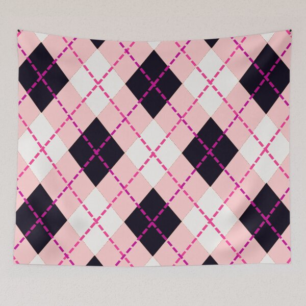 Item preview, Black White Pink Diamond Pattern designed and sold by Luvjesus2.