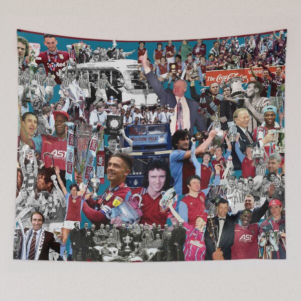 Item preview, aston villa football club legends prints posters squad team designed and sold by madein1874.