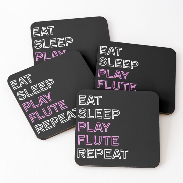 Item preview, Eat, Sleep, Play Flute, Repeat designed and sold by MusicTeesStore.