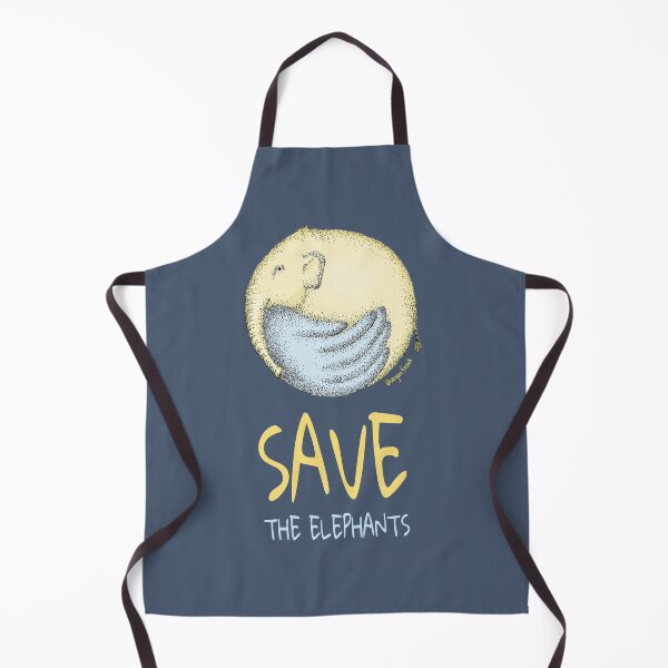 Item preview, Save the elephants designed and sold by Frank J. Art.