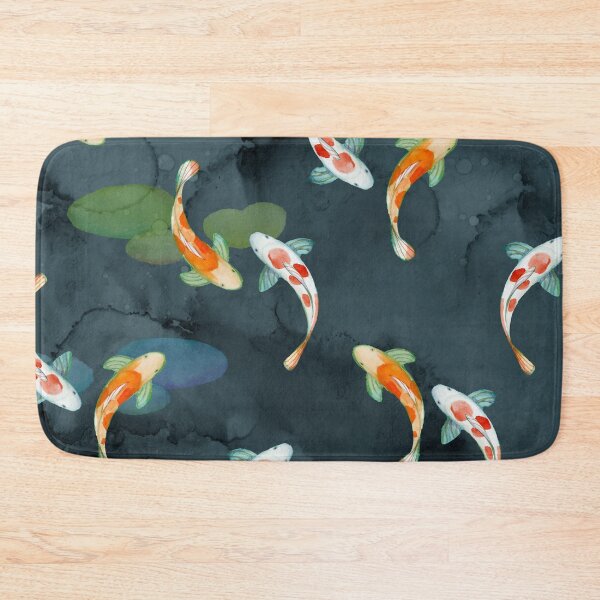 Item preview,   Koi fish on a dark background painted in watercolor  designed and sold by Sue Zipkin.