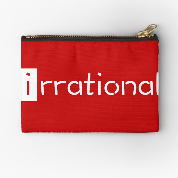 irrational - math design Zipper Pouch