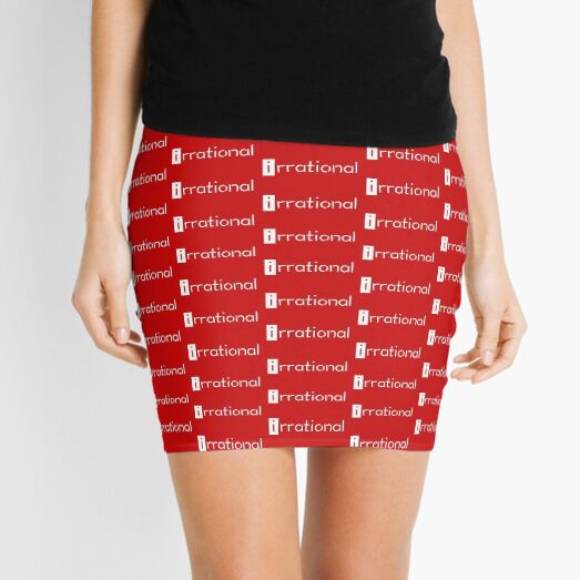 irrational - math design Mini Skirt