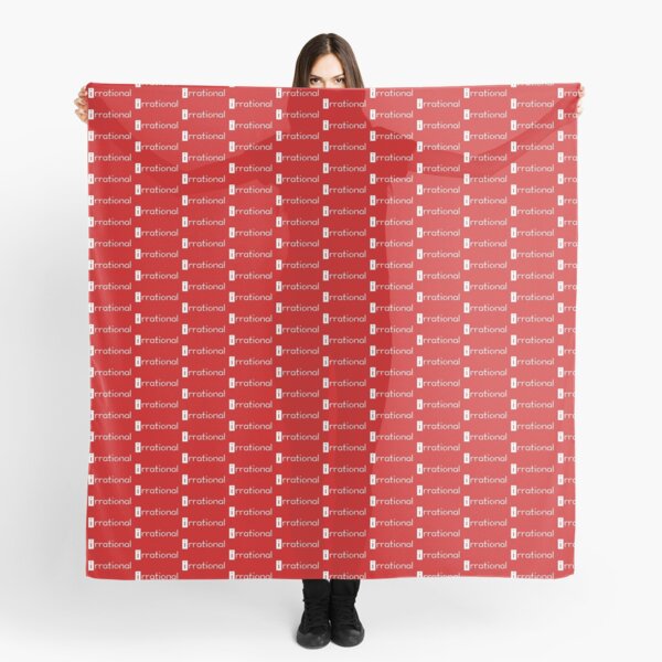 irrational - math design Scarf