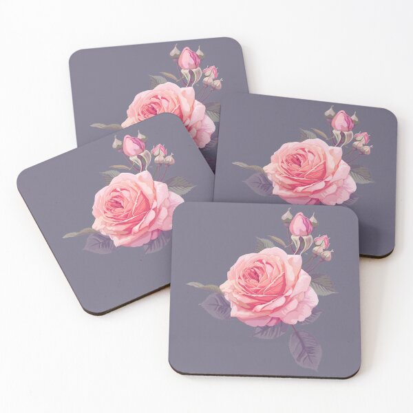 Item preview, Romantic English Rose on Purple designed and sold by PinkRainbow.